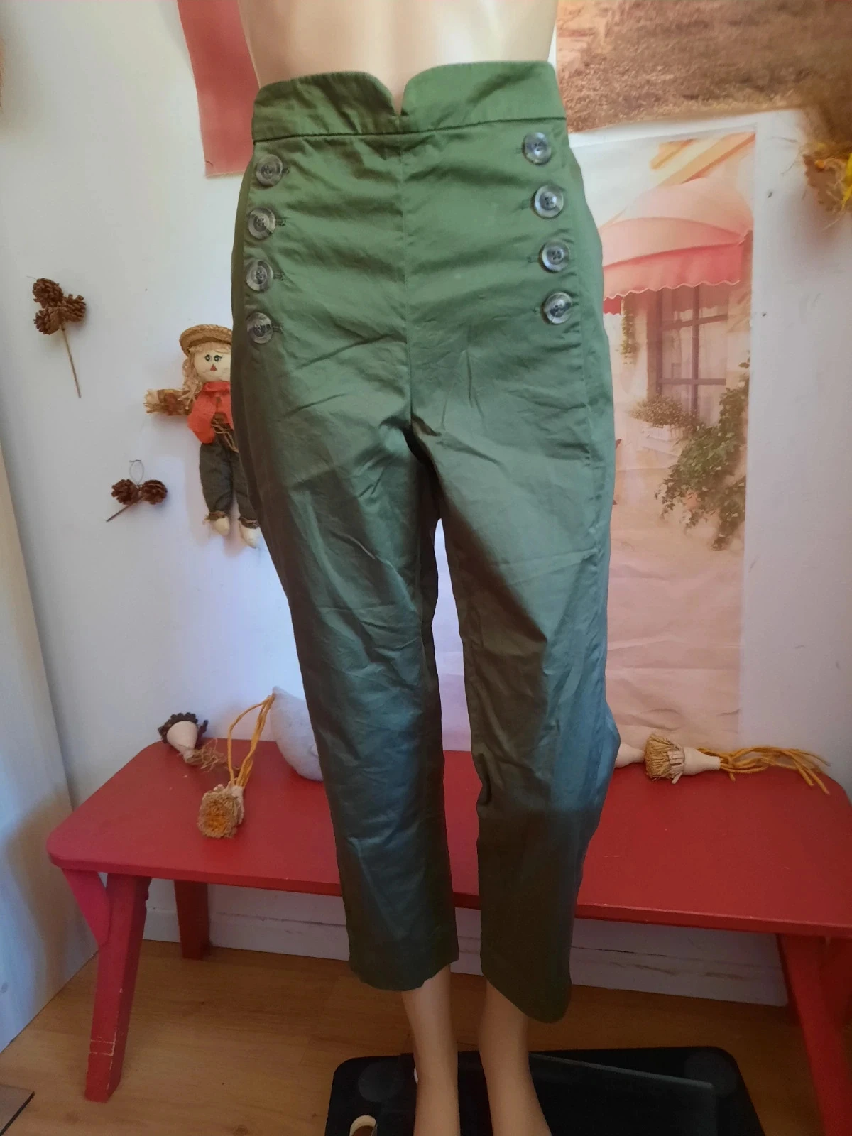 🥀Pantalon neuf en coton, femme Taille 42. Un Jour  Ailleurs.